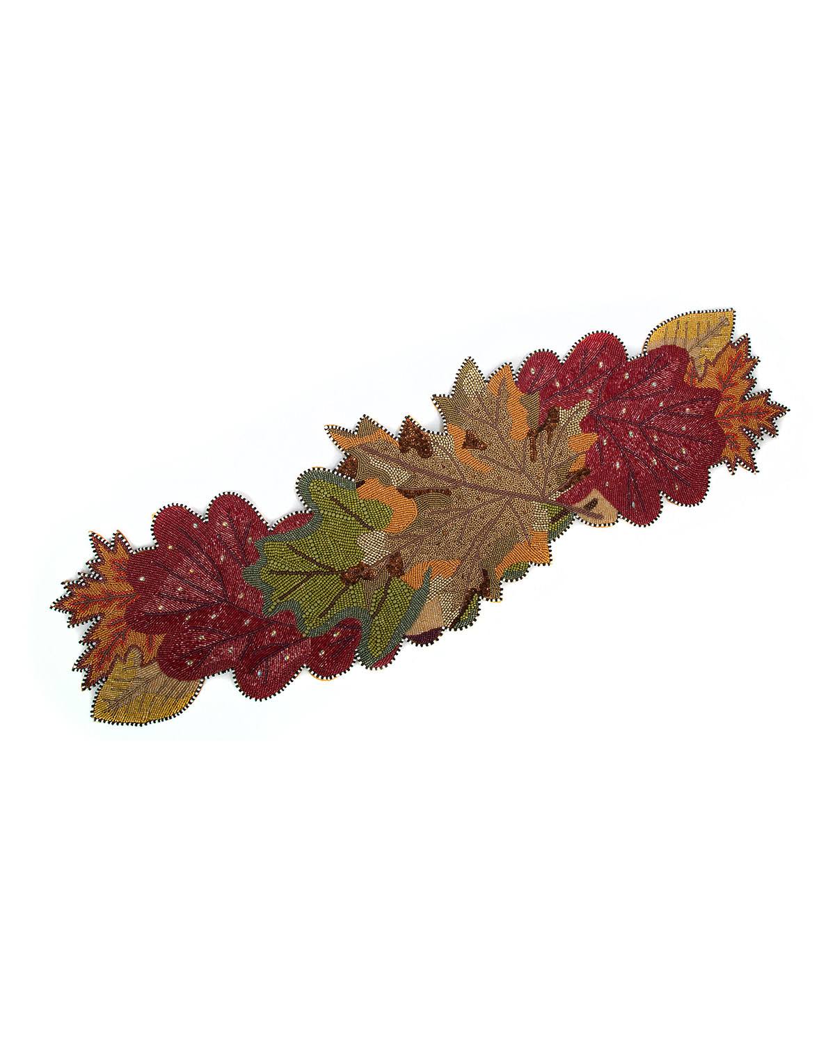 Autumn Leaves Table Runner N7841