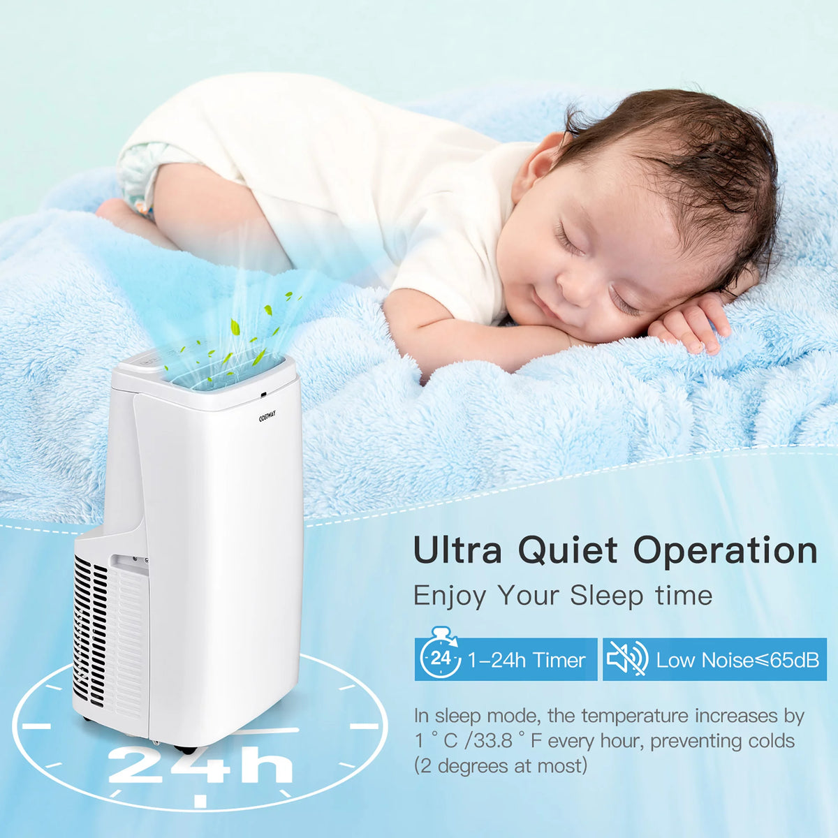 8150 BTU Portable Air Conditioner 3-in-1 K705