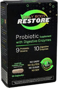 Probiotic Supplement with Digestive Enzymes 30 Capsules X32824