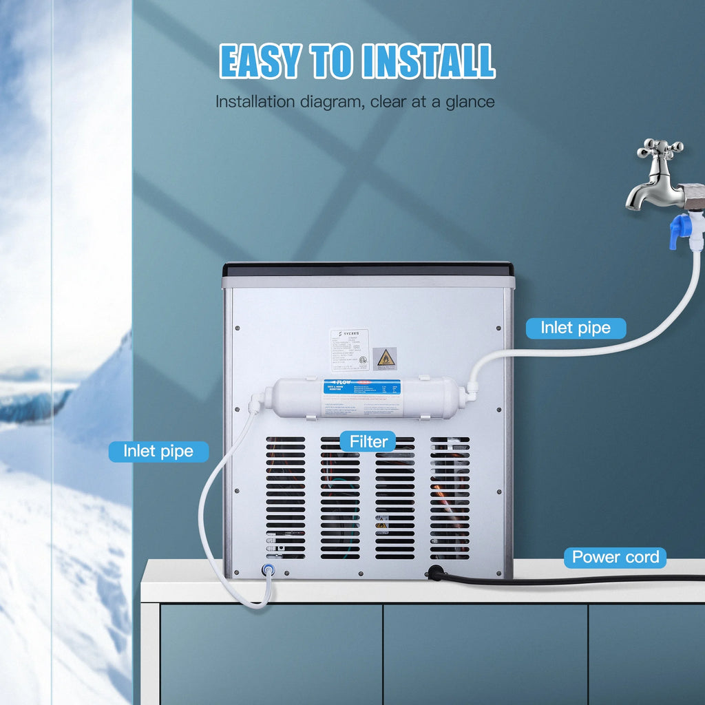 Portable Countertop Ice Maker Machine with Ice Scoop U5276