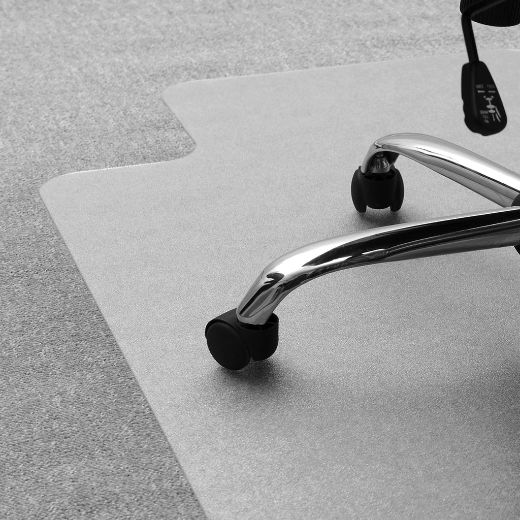 Clear Polycarbonate Chair Mat for Carpets up to 1/2" - 35 x 47" F66441