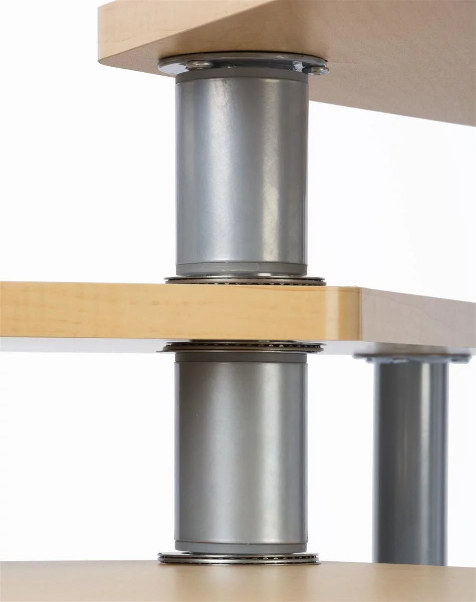 4 Tier Steel and Wood Display Table E286