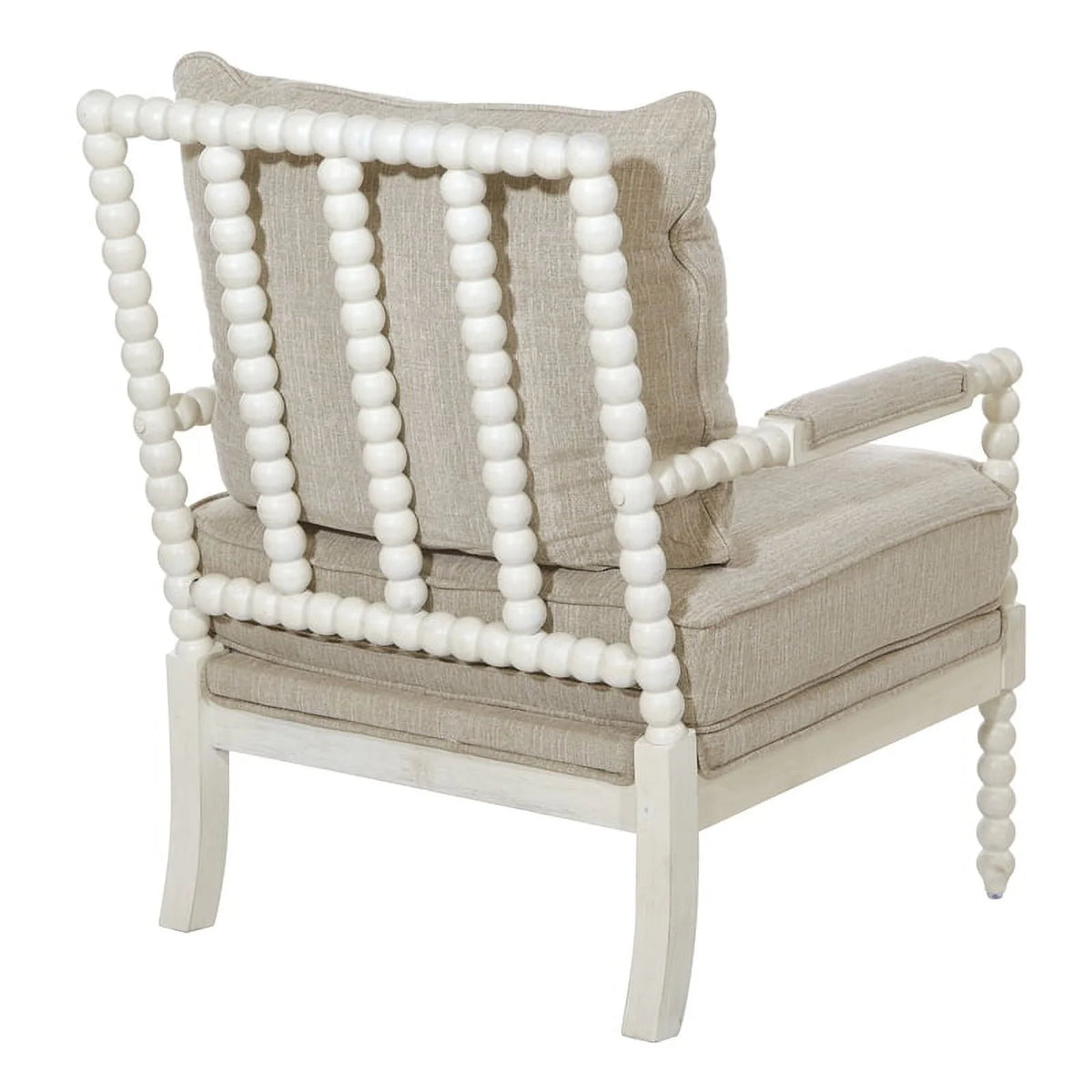 Linen White Fabric Chair N510446
