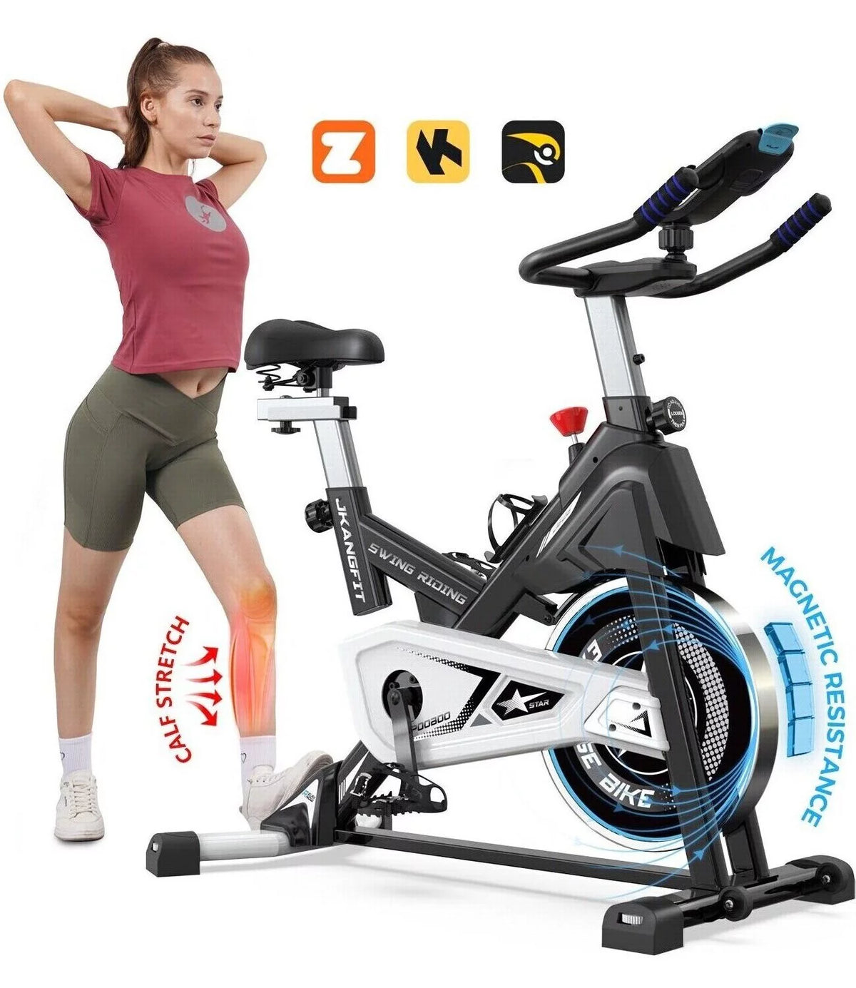 Magnetic Exercise Bike Indoor Stationary Bike V119