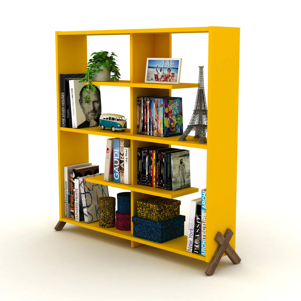 4 Tier Wood Bookshelf O99372
