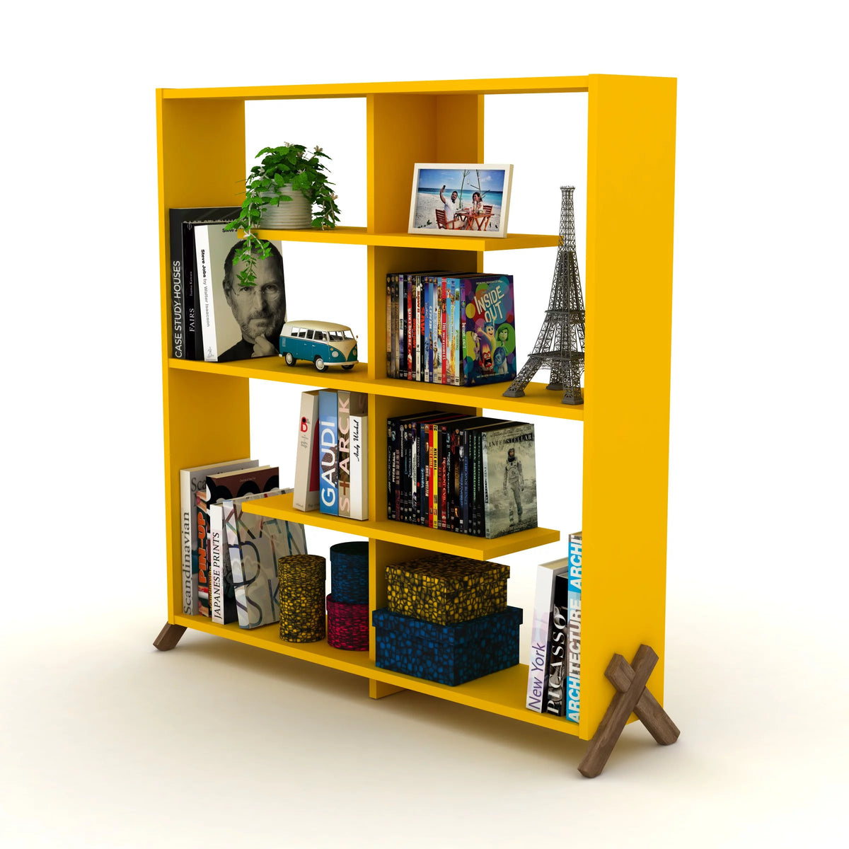4 Tier Wood Bookshelf O99372