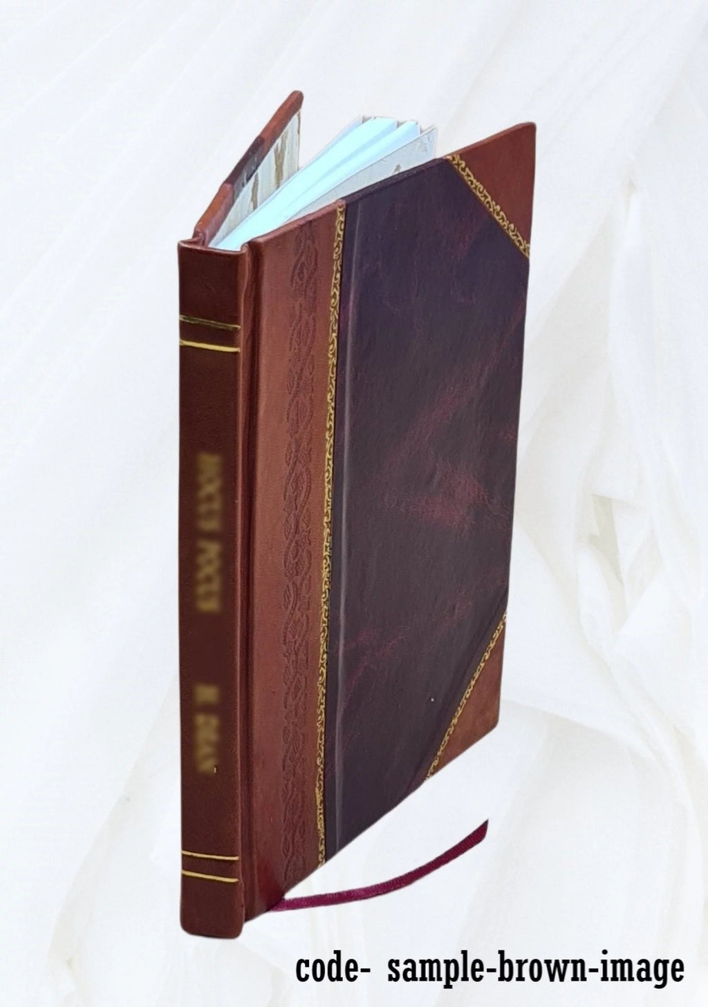 1865 Leather Bound Book I461