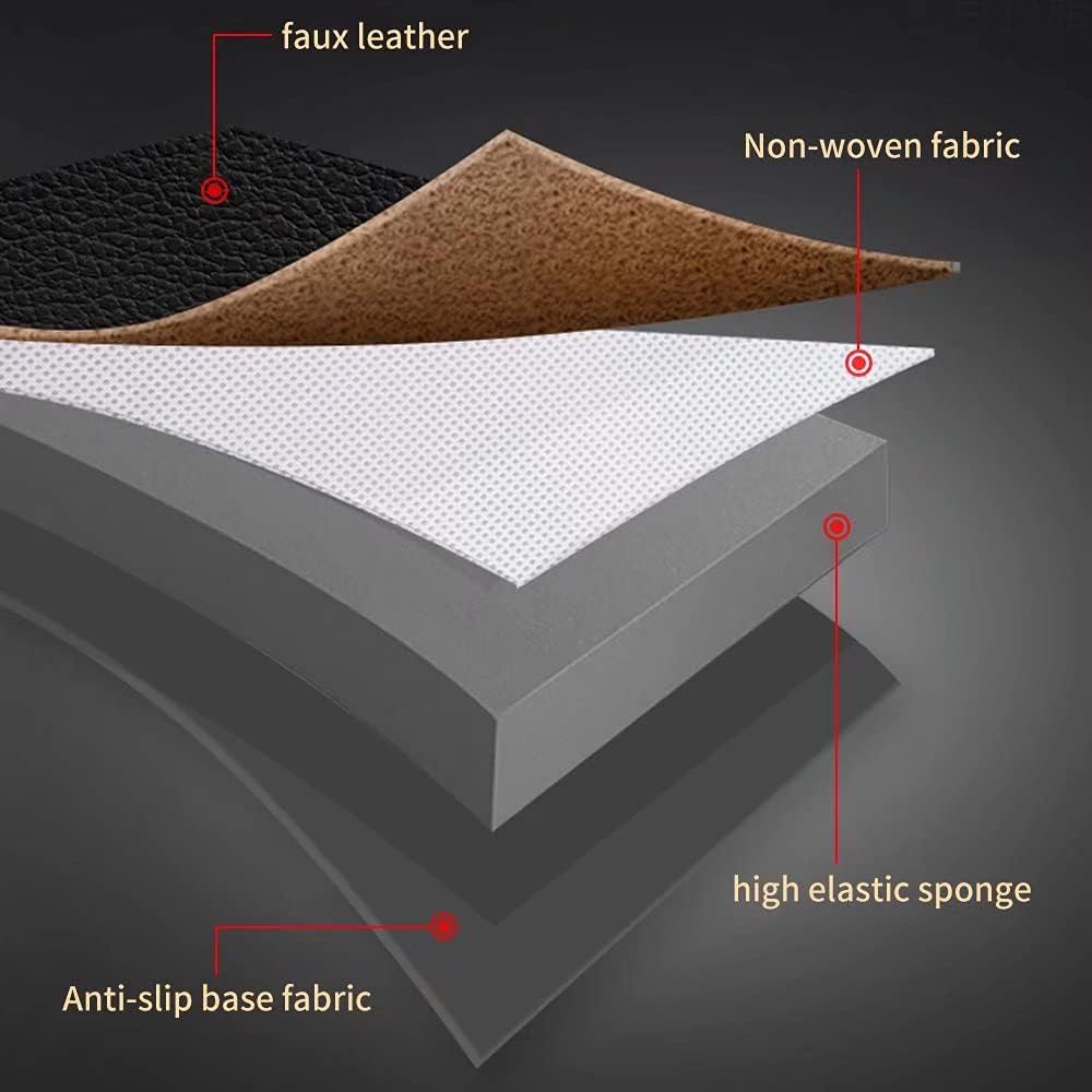 Custom Fit Full Set Waterproof Faux Leather Car Seat Covers G684
