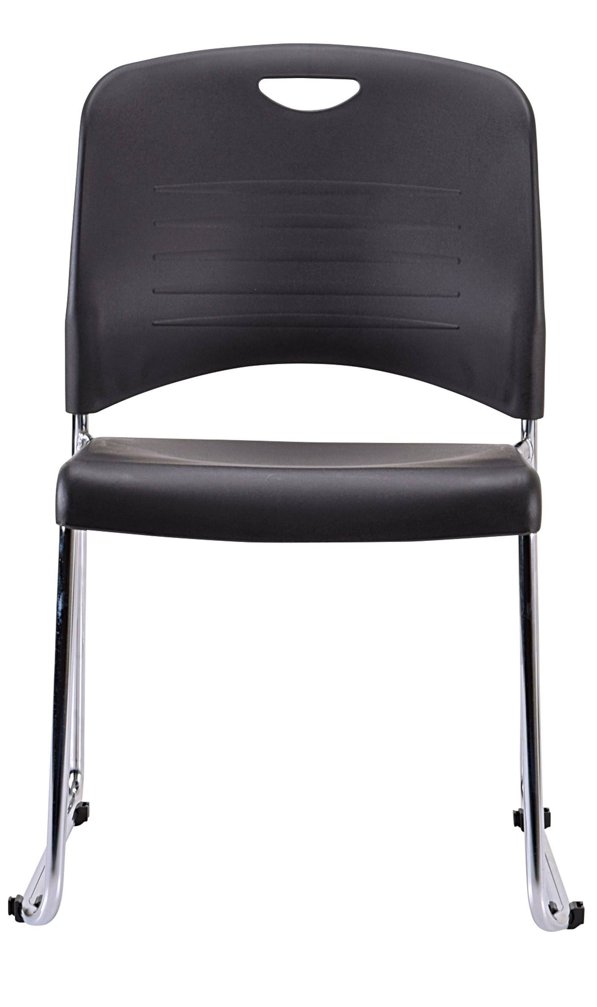 Black Plastic Guest Chair B9646
