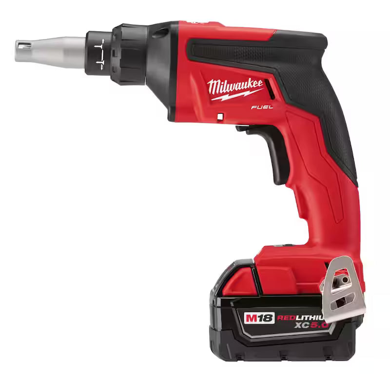 18V Lithium-Ion Brushless Cordless Drywall Screw Gun Kit with Mud Mixer Y6409