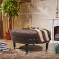34x22 Tufted Round Cocktail Ottoman S617