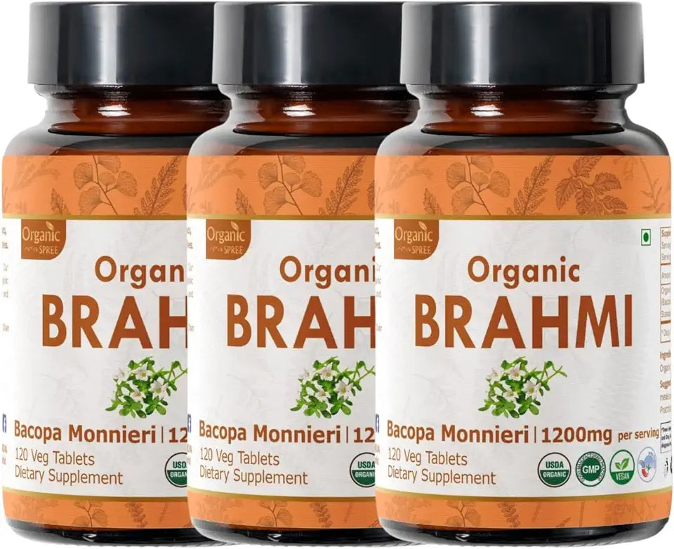 120 Tablets Bacopa Monnieri Organic Vegan R96296