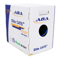 White 1000ft Cat6 Riser UTP 23AWG Bare Copper Ethernet Cable C7408