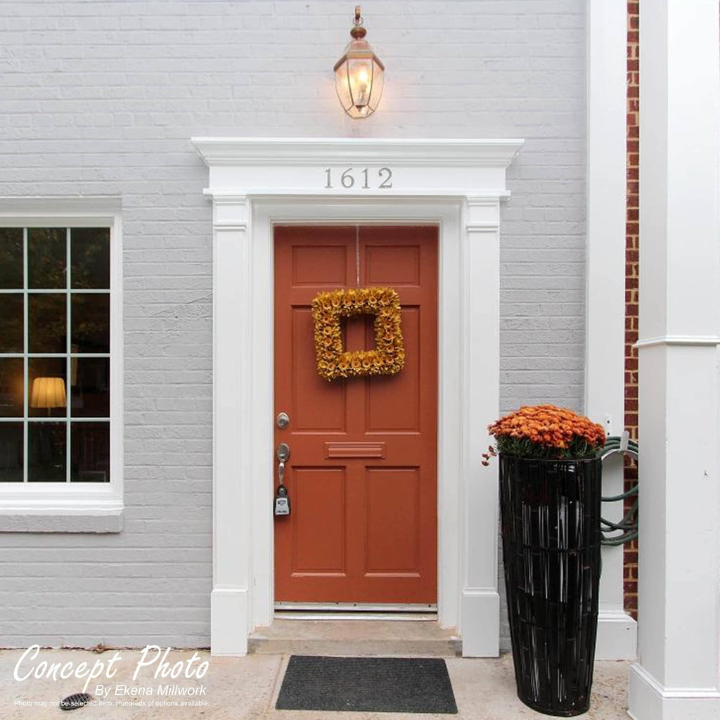 Plain PVC Pilaster with Standard Capital & Base (Pair) S5796