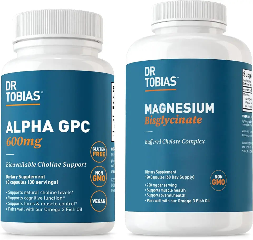 Alpha GPC & Magnesium Bisglycinate Supplements S6341