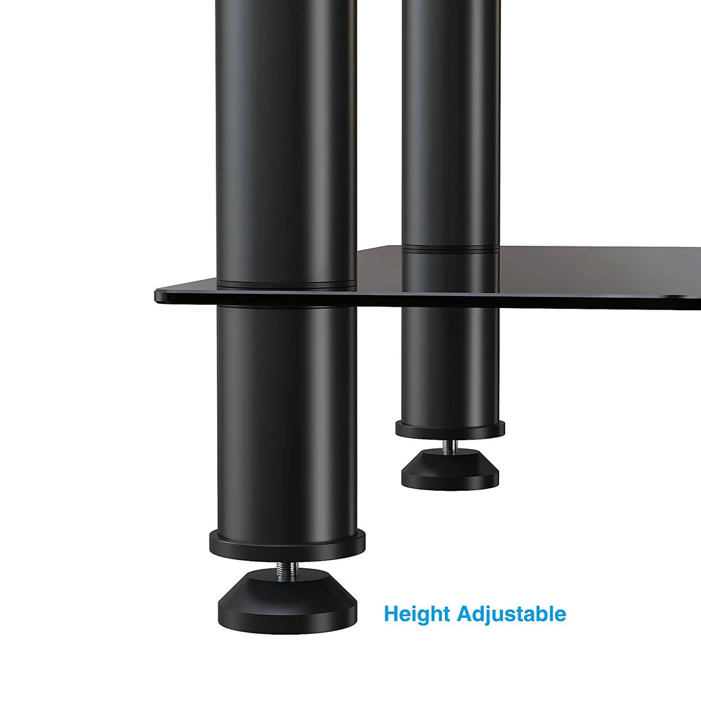 4-tier Glass Media TV Stand V424979