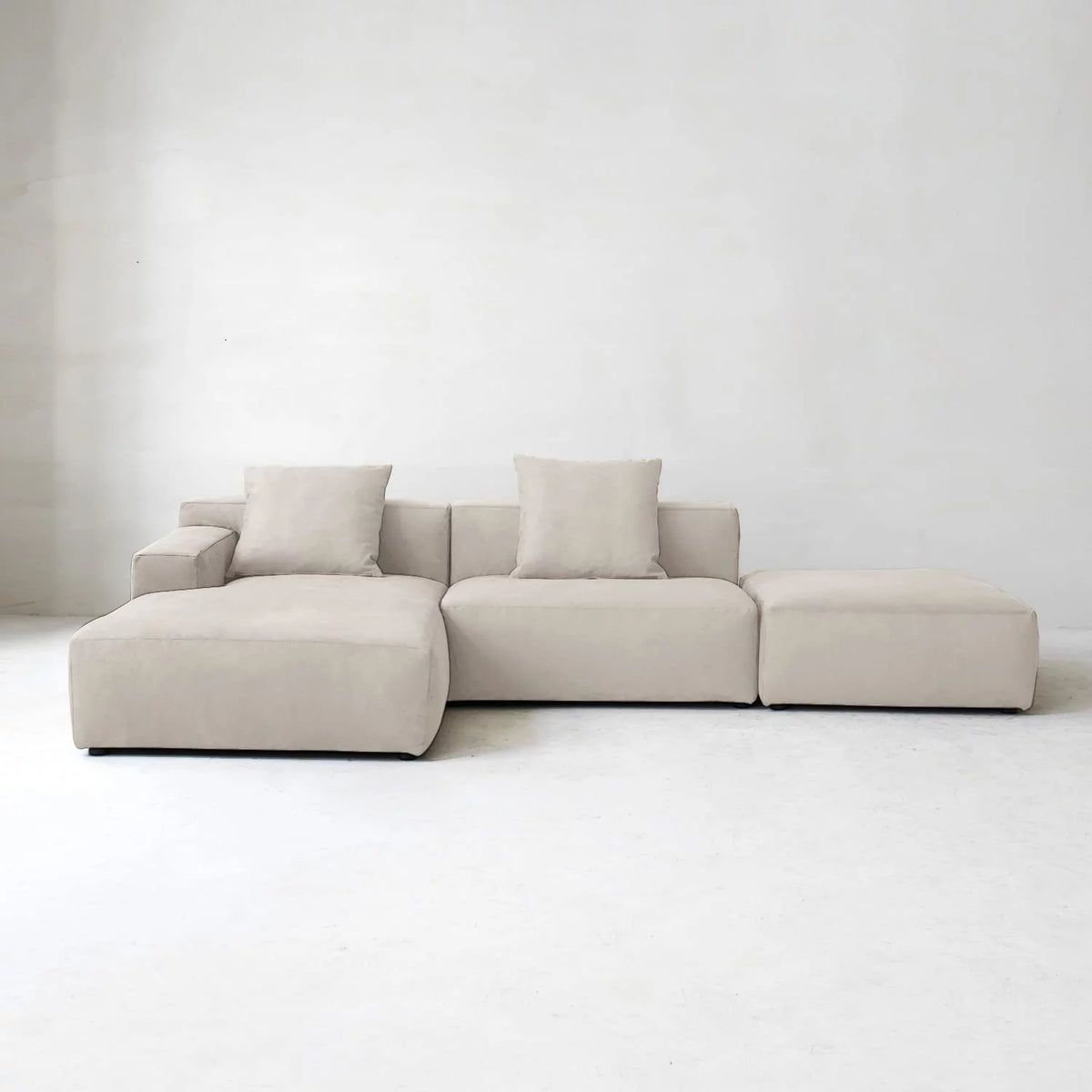 L-Shape Sectional Sofa Set with Chaise Lounge Q8077