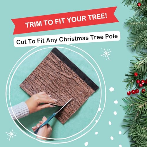 Faux Brown Bark Tree Skirt K38257