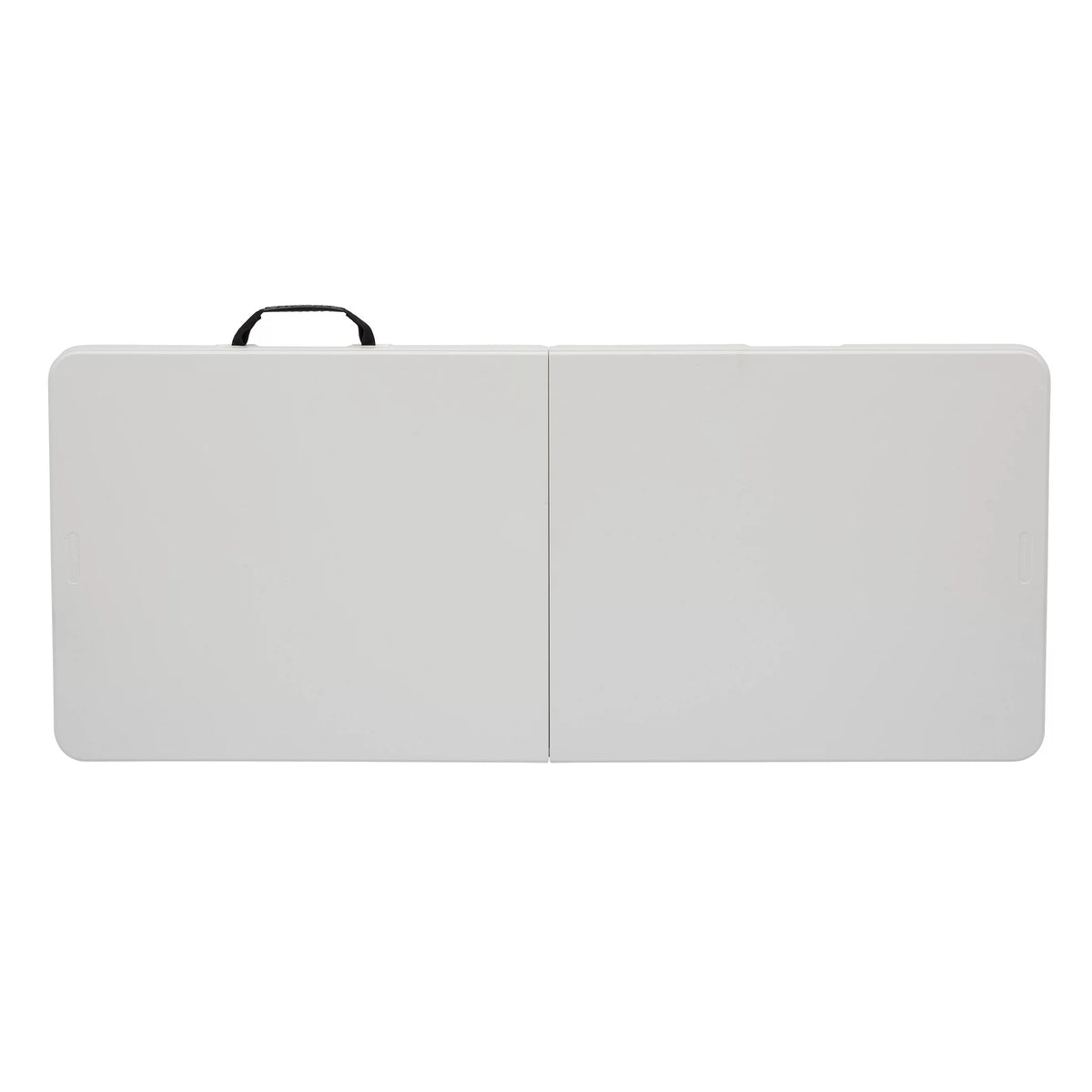 5-Foot White Folding Table Y68231