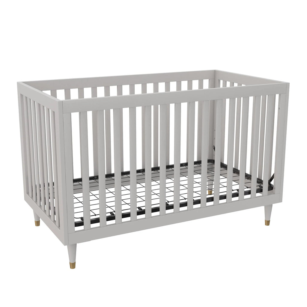Gray 3 in 1 Crib with Metal Legs C769074