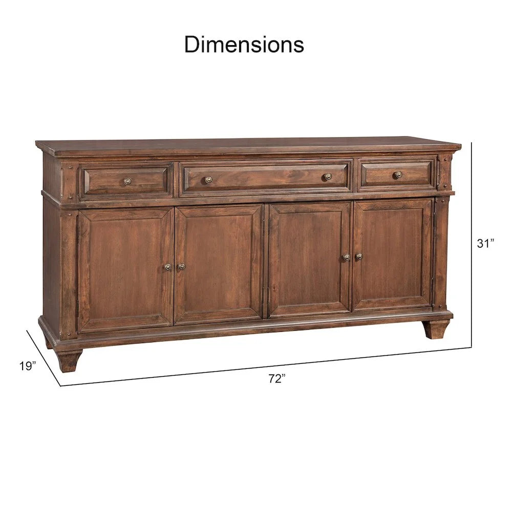 Cherry 72" TV Console L5200