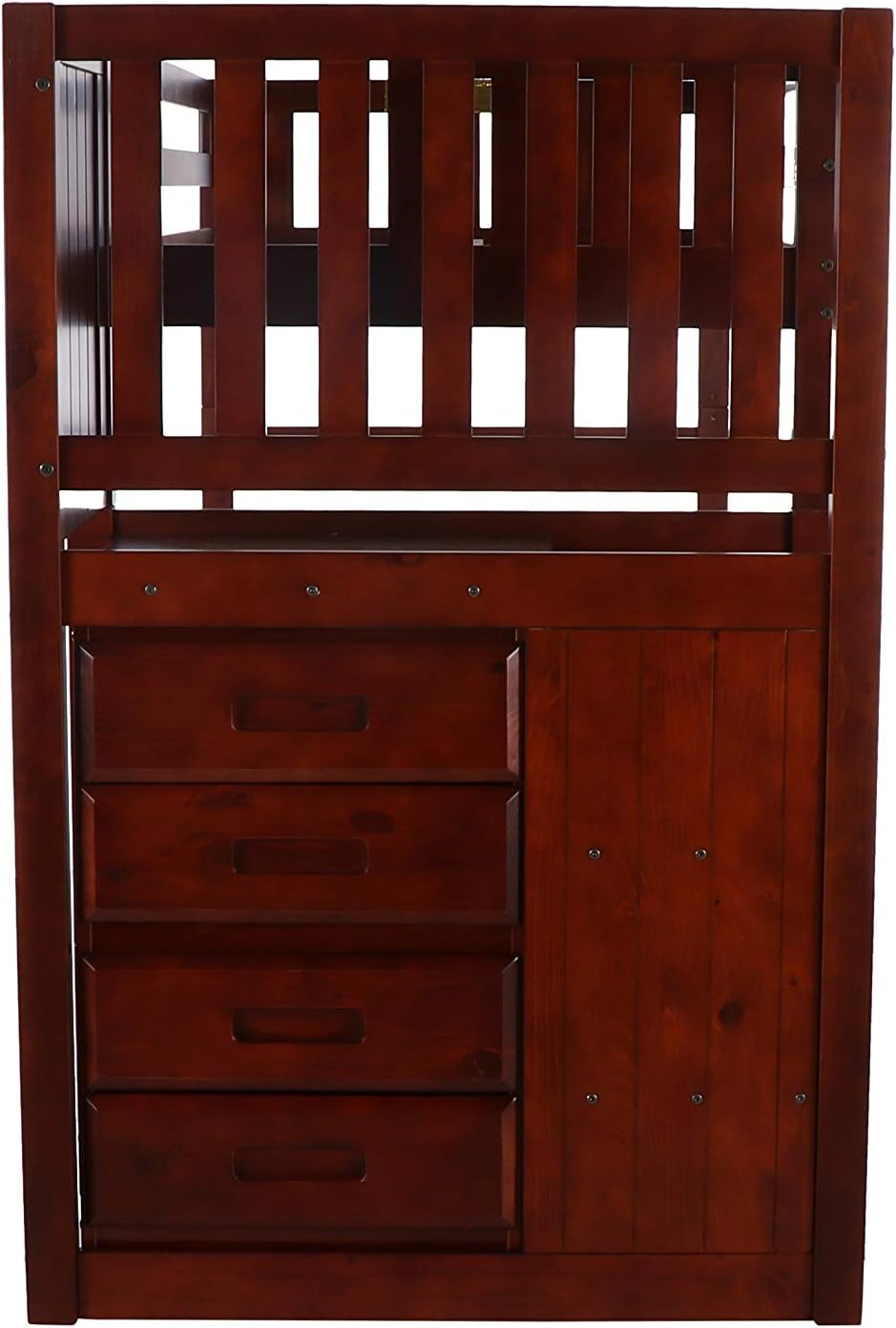 Twin Over Twin Bunk Bed with Trundle C97551