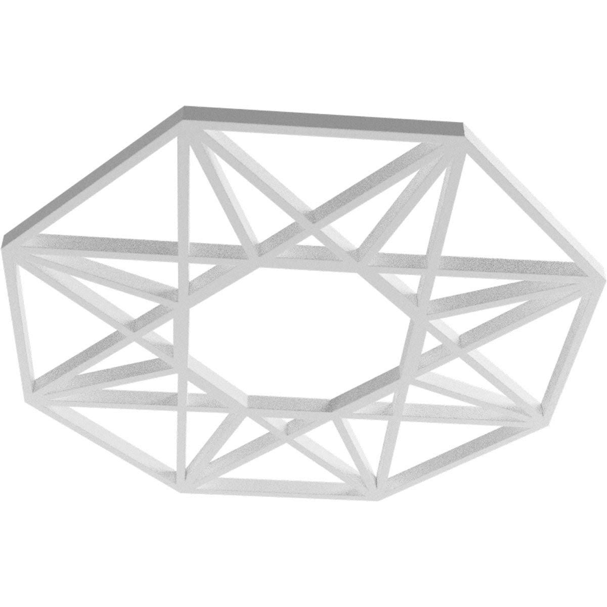Antiqued PVC Ceiling Medallion S949