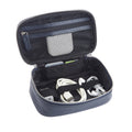 Navy Blue Leather Travel Storage Case S48384