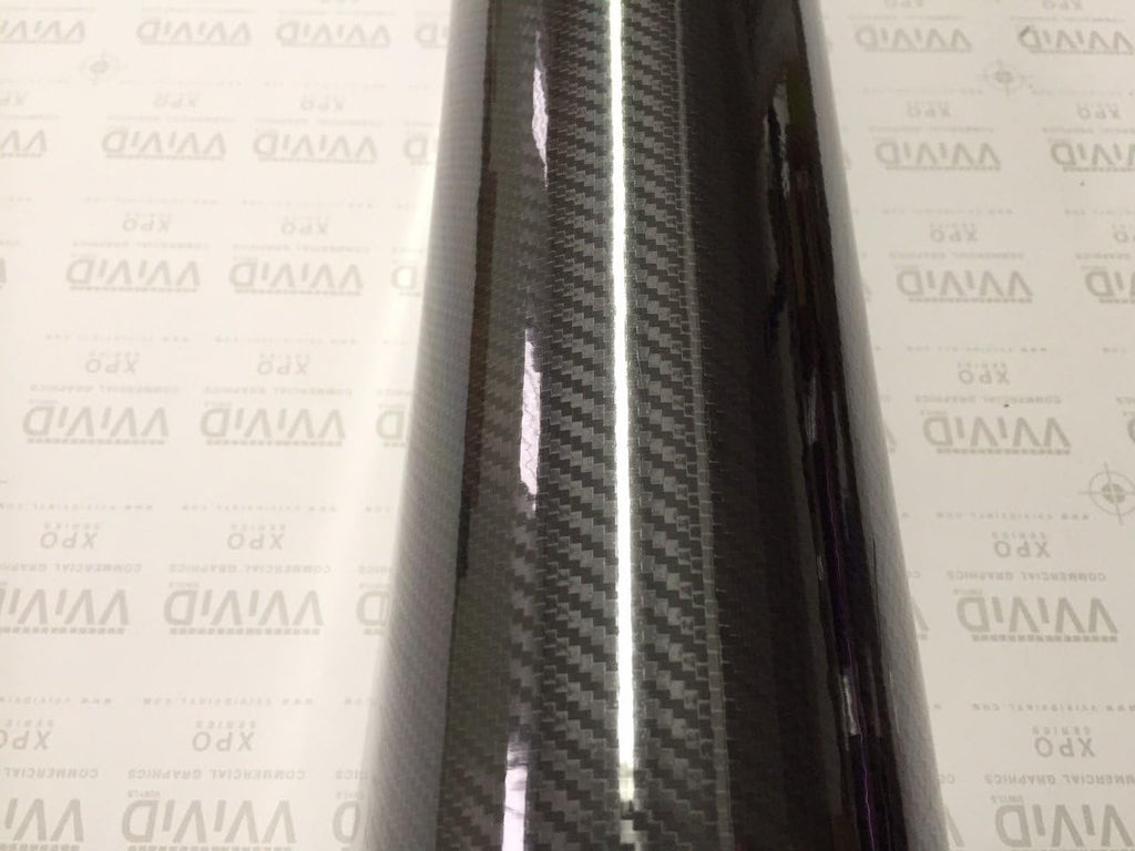 High Gloss Black Carbon Vinyl Wrap Film 2ft x 5ft Pack of 2 A571