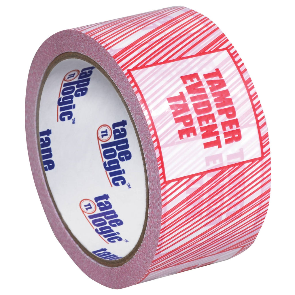 Security Tape, 3x22 x 110 yds, Red/White, 24/Case K81347