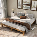 King Size Wood Platform Bed Frame V214
