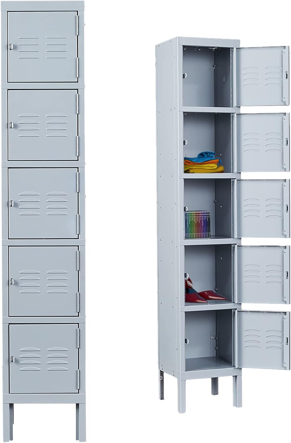 Metal 5 Door 5-Tier Storage Locker X226134