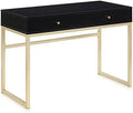 White Vanity Desk with 2 Drawers Q2941
