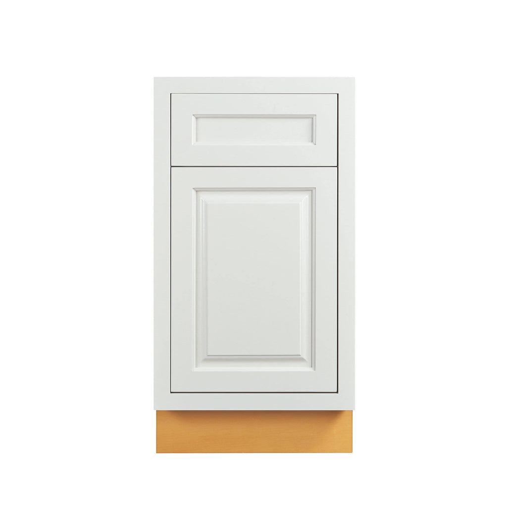 White Inset Raised Panel Base Cabinet B98690
