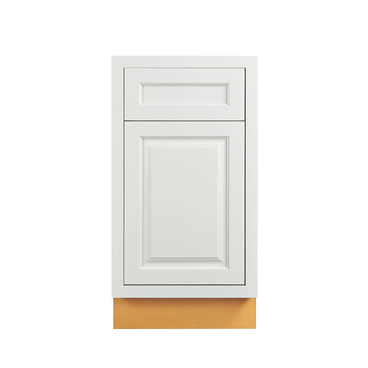 White Inset Raised Panel Base Cabinet B98690