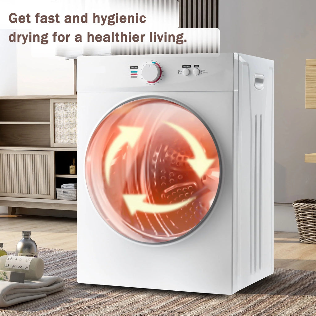 Portable Stainless Steel Laundry Dryer with 5 Modes M57686