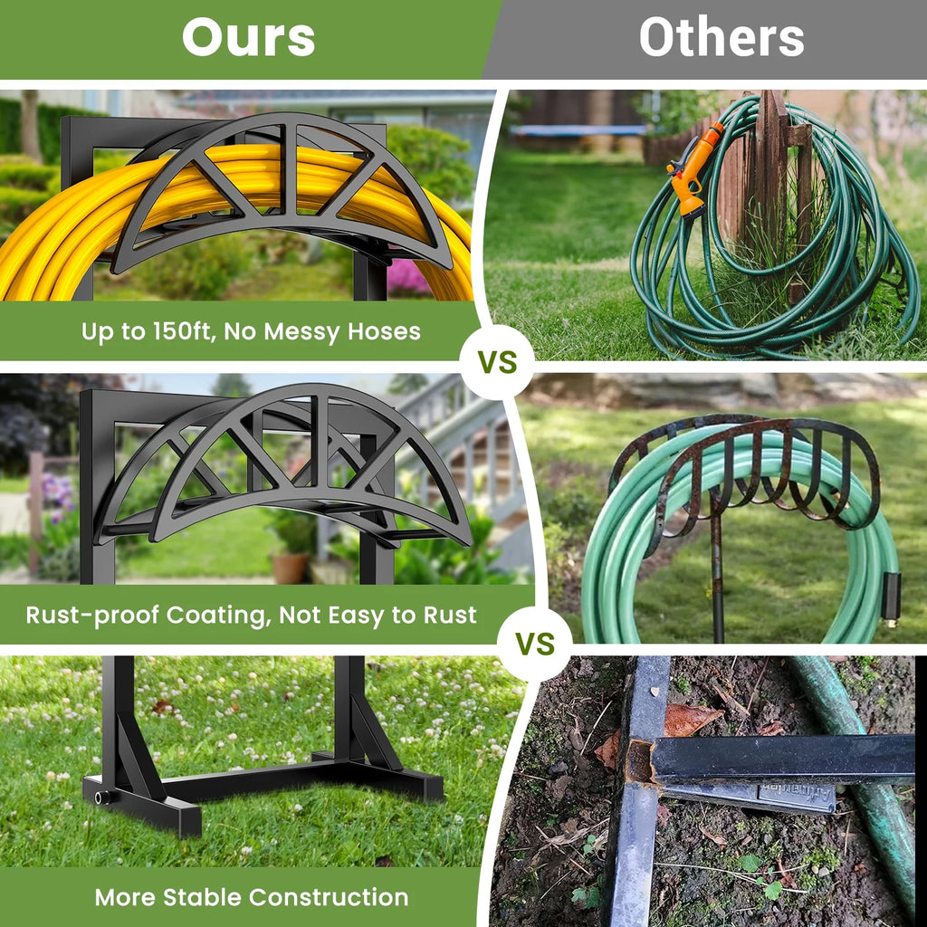Freestanding Heavy Duty Metal Hose Holder Y7630