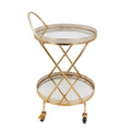 Metal 2 Tier Lattice Bar Cart L81530