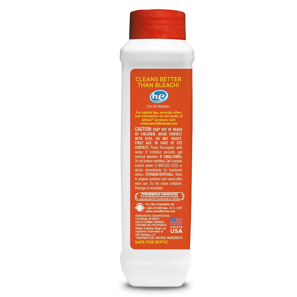 Washing Machine Cleaner and Deodorizer, 6 Pack R94931
