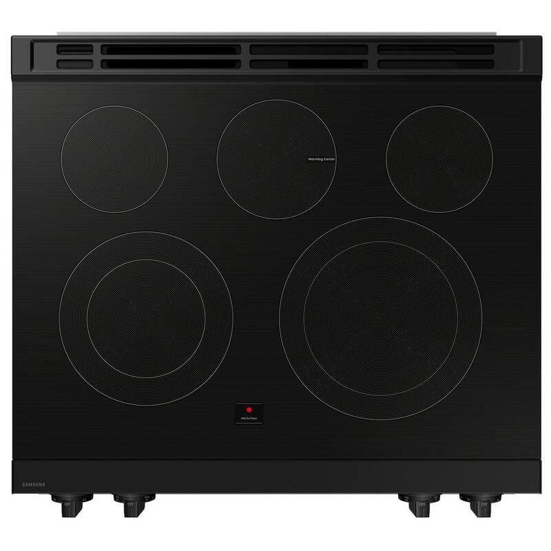 30 in. 6.3 cu. ft. 5 Element Slide-In Electric Range with Air Fry in White Glass T803969