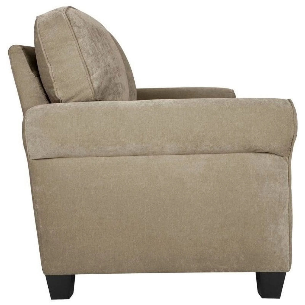 Velvet Loveseat with 2 Pillows G20133