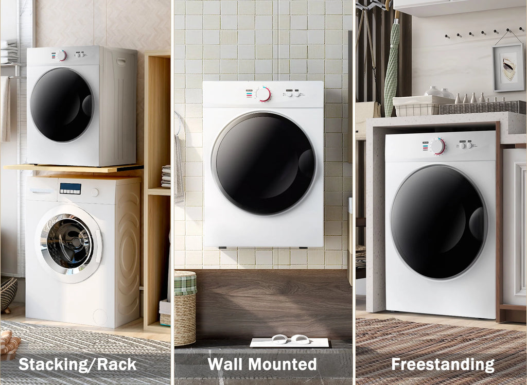 Portable Stainless Steel Laundry Dryer with 5 Modes M57686
