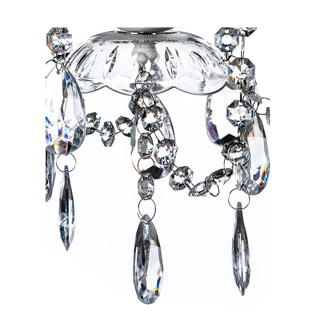 Clear 4 Light Acrylic Crystal Chandelier N569