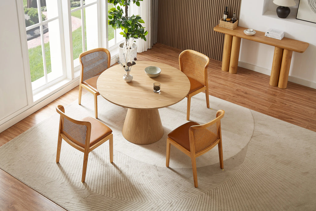 47.24'' Round Wooden Dining Table L631136
