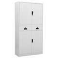 Light Gray Steel Office Cabinet O370