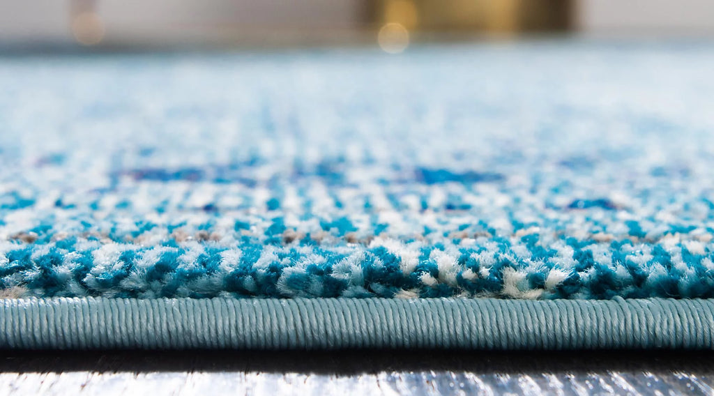 Light Blue 2' x 3' Medium-Pile Rug H4899