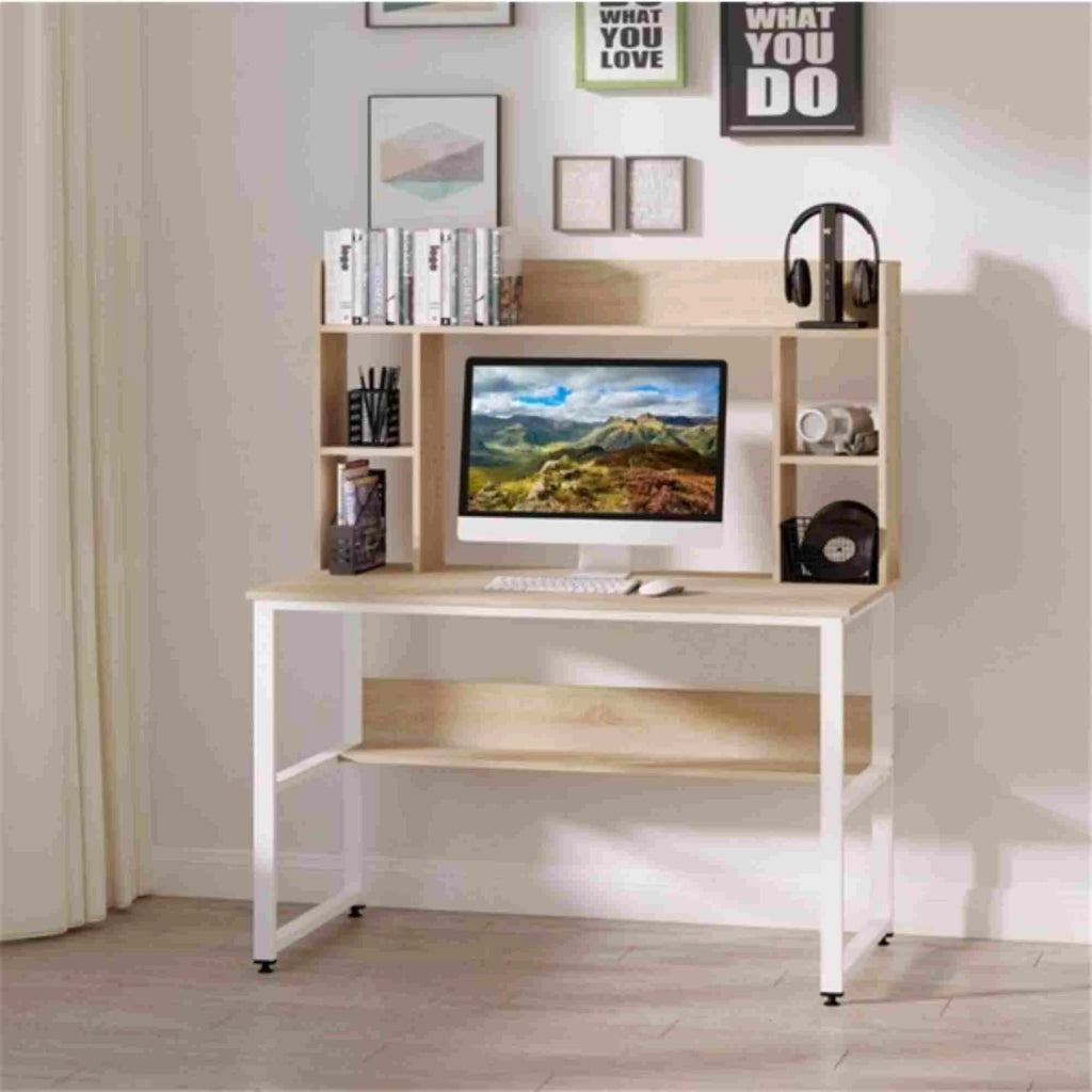 Computer Desk, Home Office Desk, Corner Table, Wood PC Desk Q652344