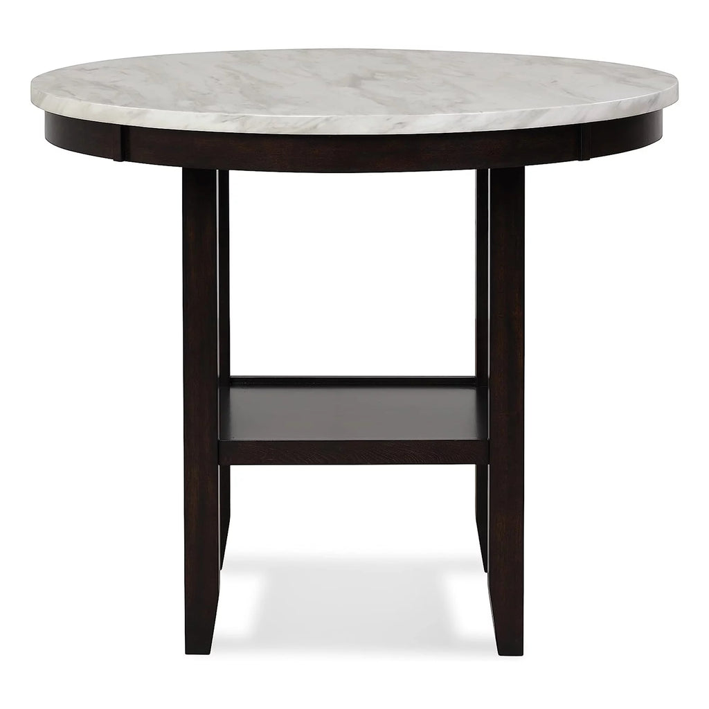 Round Faux Marble Counter Table H8767
