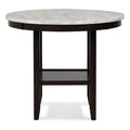 Round Faux Marble Counter Table H8767