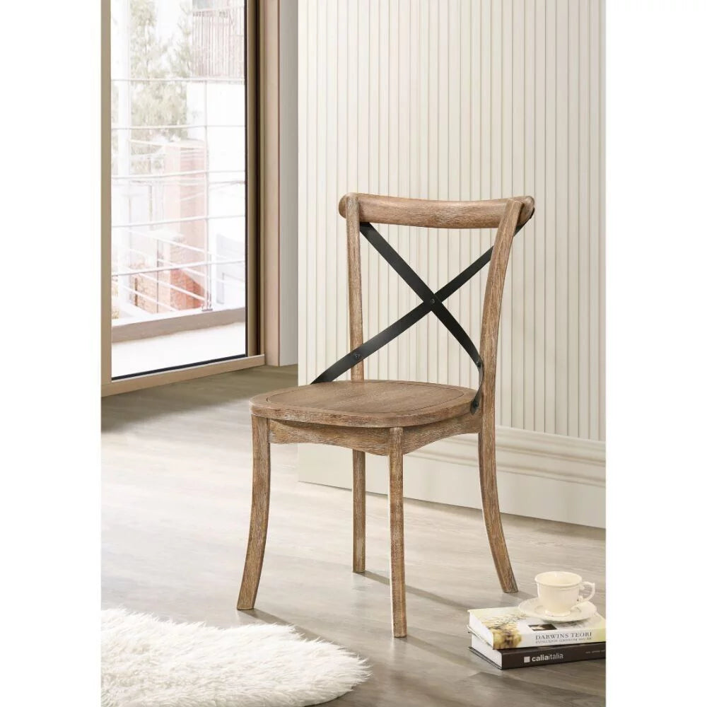 Wooden Dining Side Chairs 4pc Set I7671